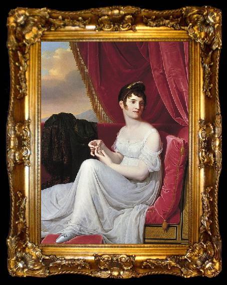 framed  DUVIVIER, Jan Bernard Portrait of Madame Tallien, ta009-2